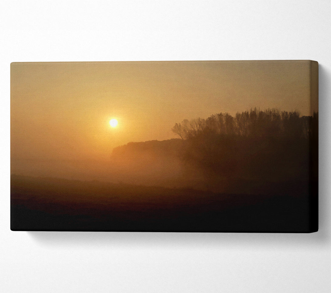  A Canvas Print of Sun Rising Canvas Art