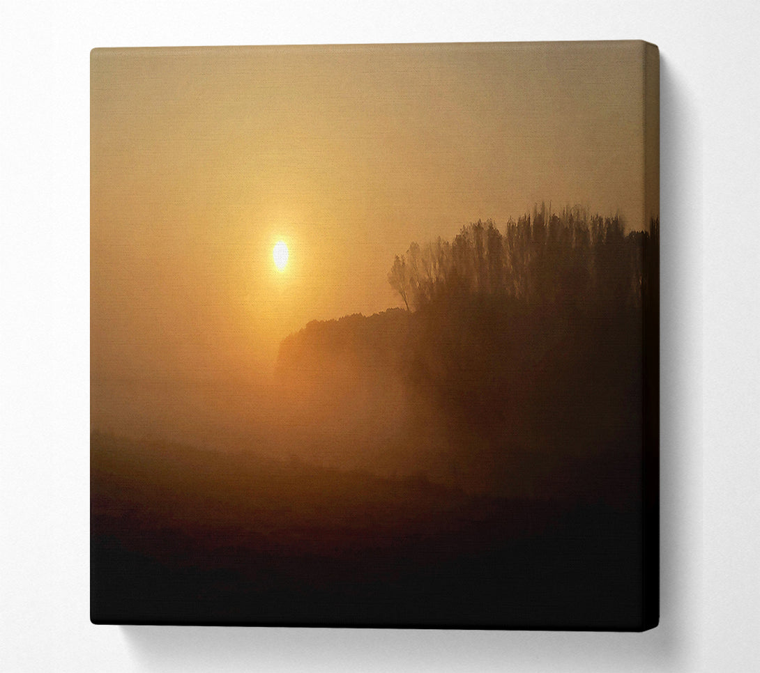  A Canvas Print of Sun Rising Canvas Art