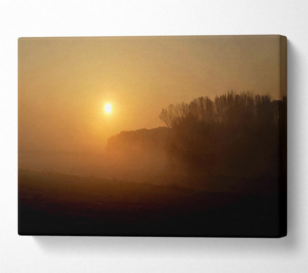  A Canvas Print of Sun Rising Canvas Art