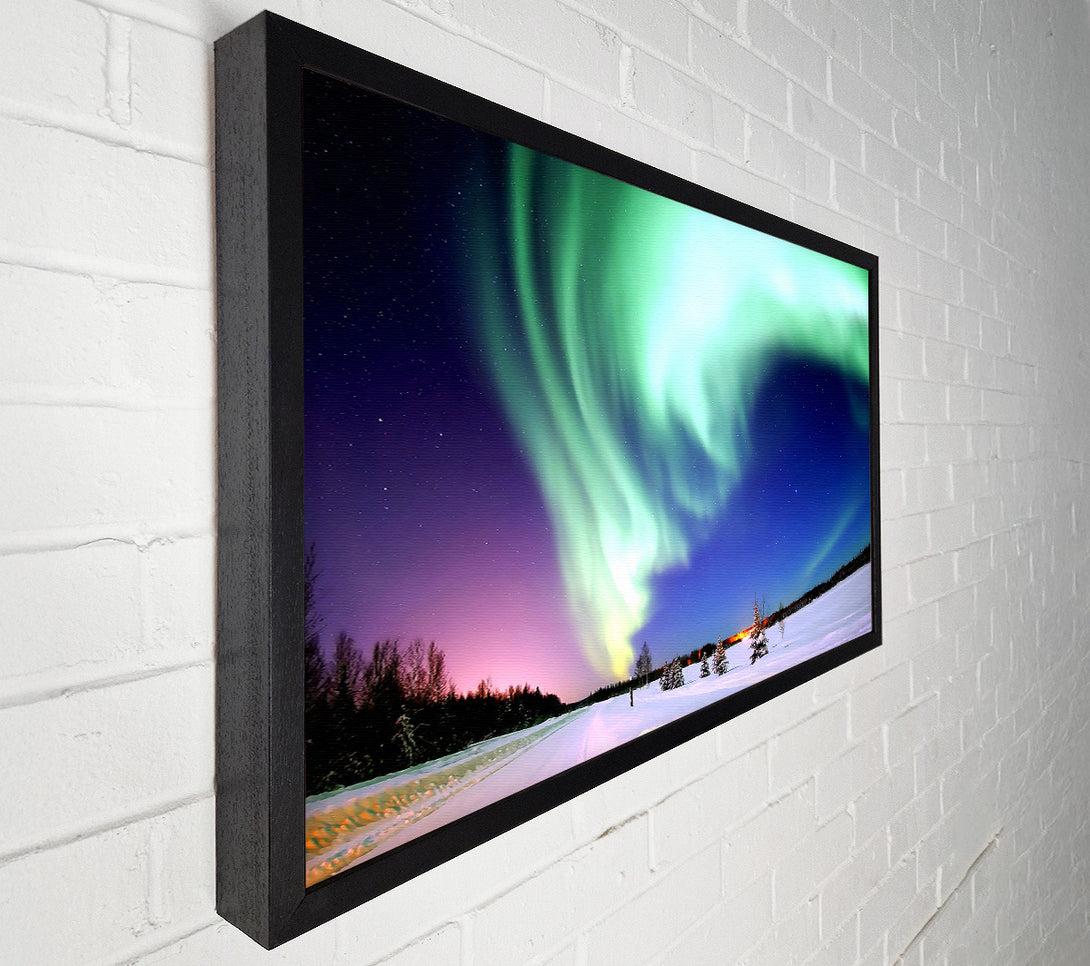 A Canvas Print of Aurora Borealis Canvas Art
