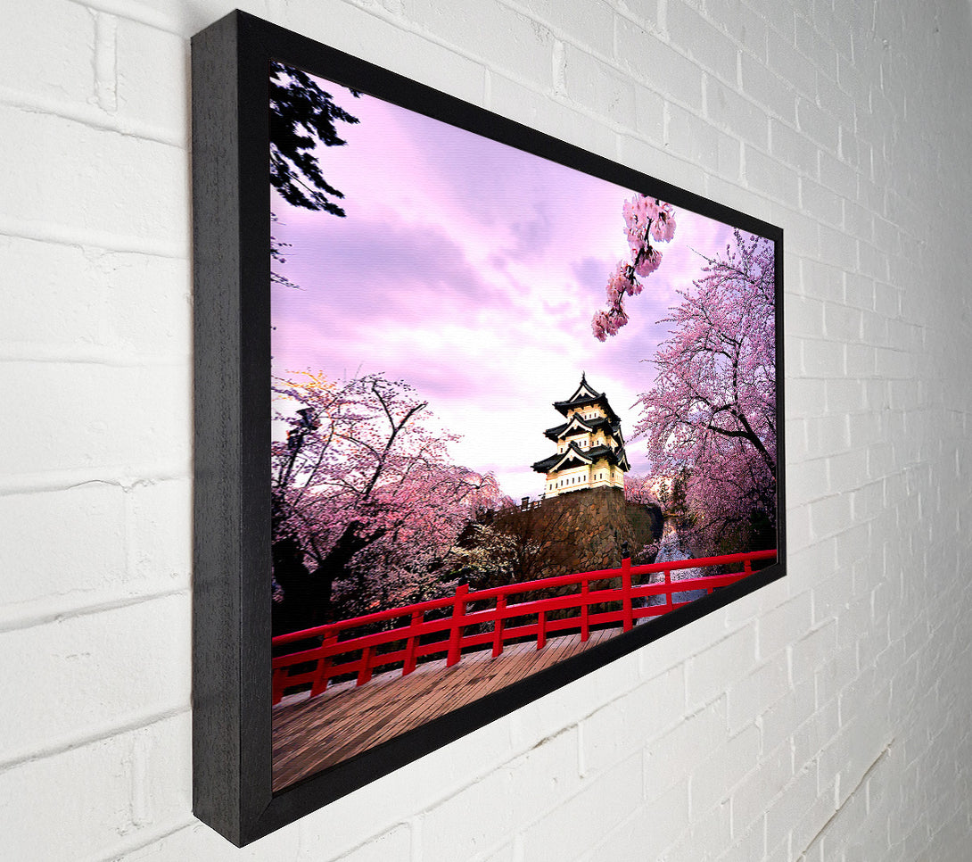  A Canvas Print of Hirosaki Castle Japan Canvas Print