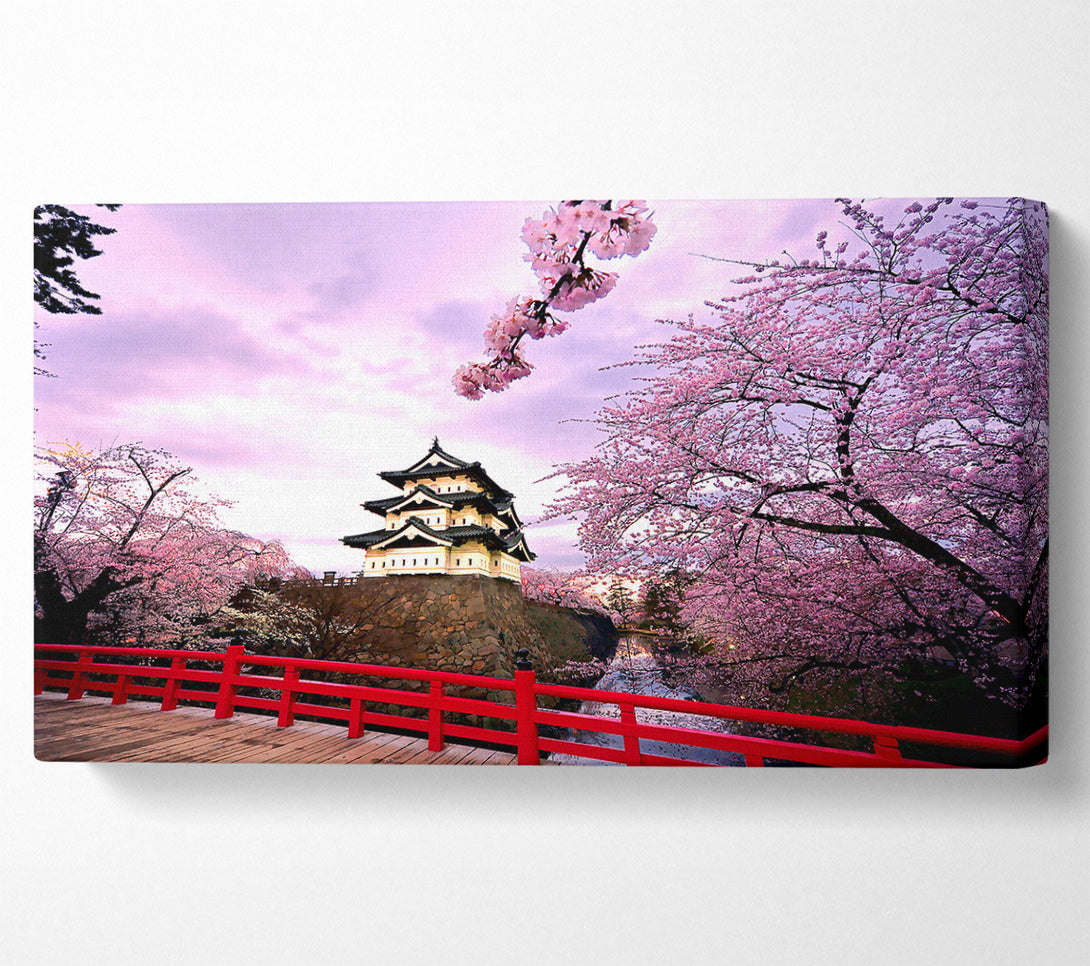  A Canvas Print of Hirosaki Castle Japan Canvas Print