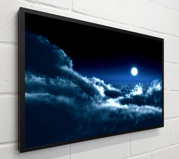 Moon Over Clouds
