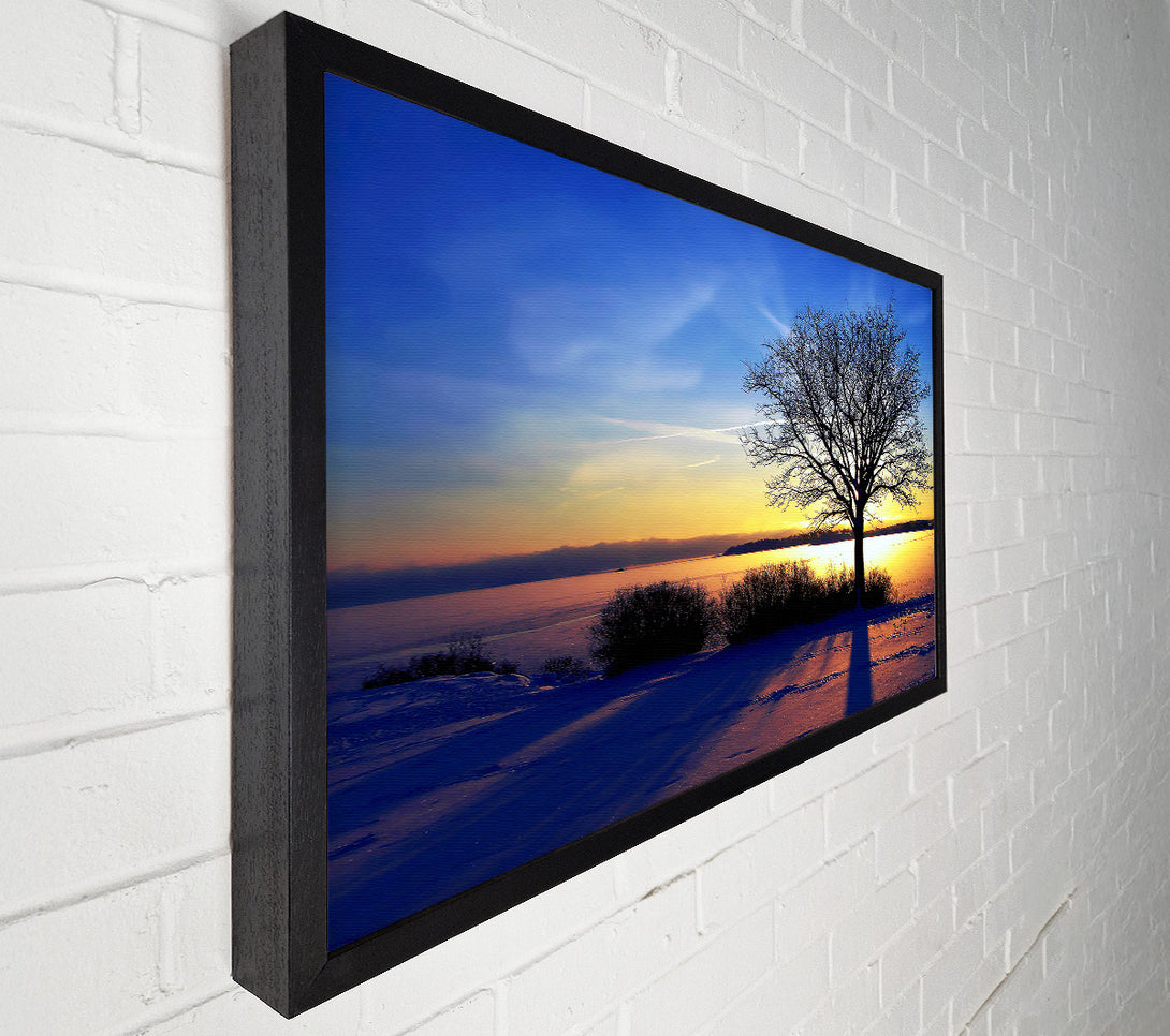  A Canvas Print of A Calm Winters Day Canvas Print