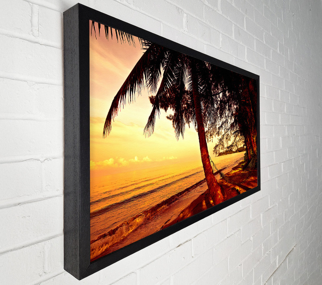  A Canvas Print of Beach Paradise Canvas Print