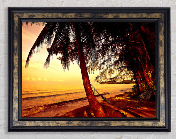 Beach Paradise Framed Print