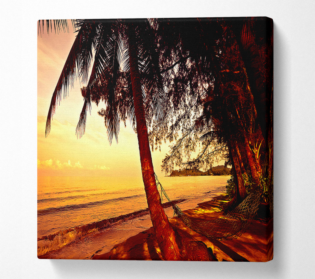  A Canvas Print of Beach Paradise Canvas Print