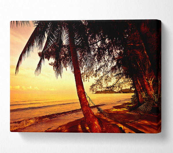  A Canvas Print of Beach Paradise Canvas Print
