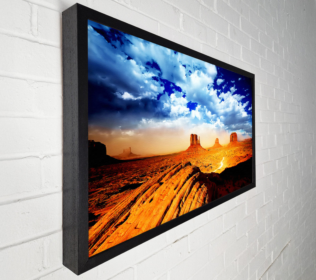  A Canvas Print of Monument Valley Skies Canvas Wall Art