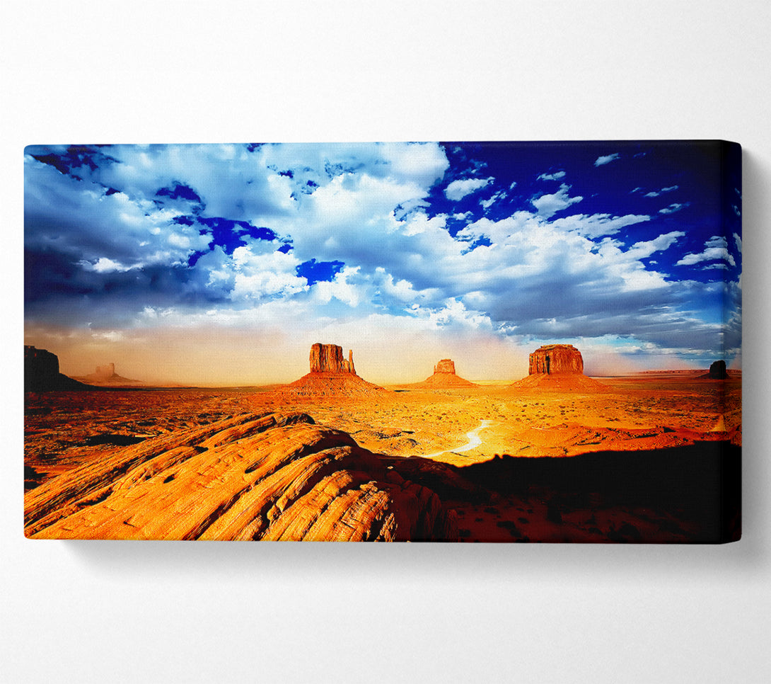  A Canvas Print of Monument Valley Skies Canvas Wall Art