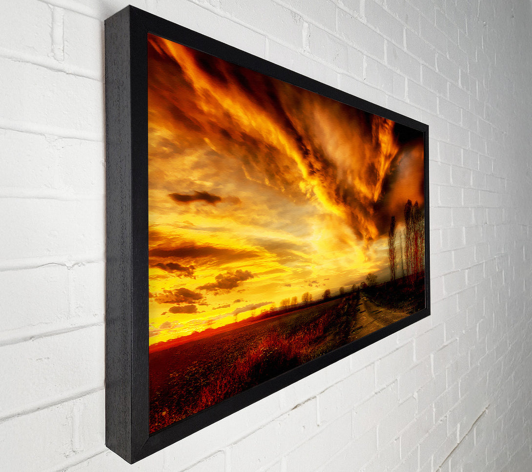 A Canvas Print of The Road To Nowhere Canvas Wall Art