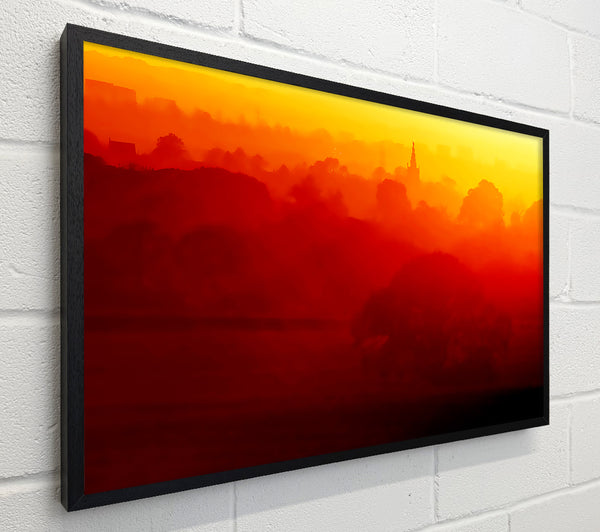 Orange Morning Countryside
