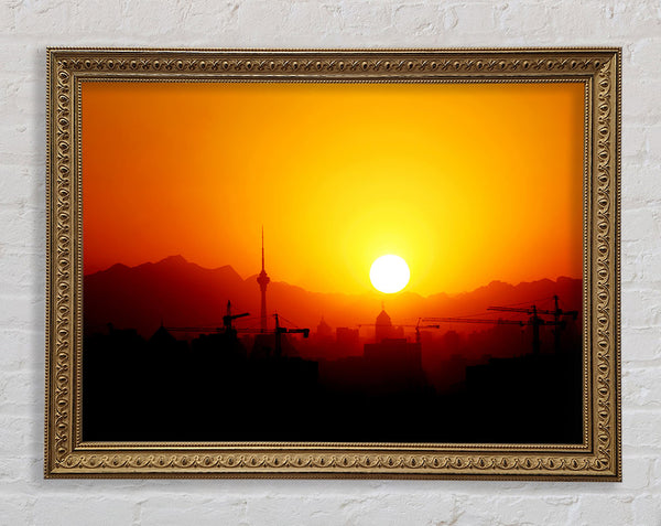 Strahlende Sonne über dem Hafen