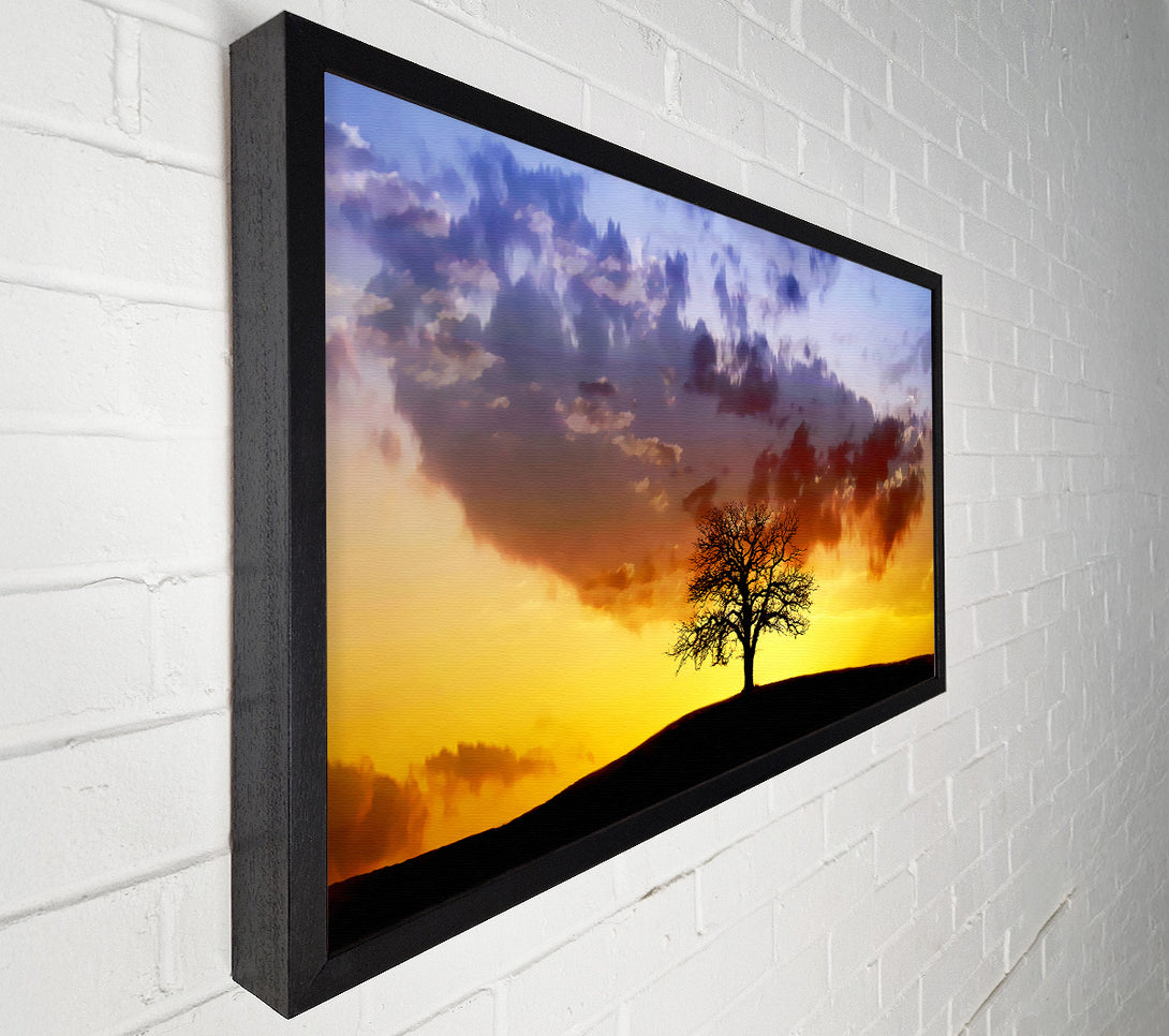  A Canvas Print of Tree In The Morning Light Canvas Print