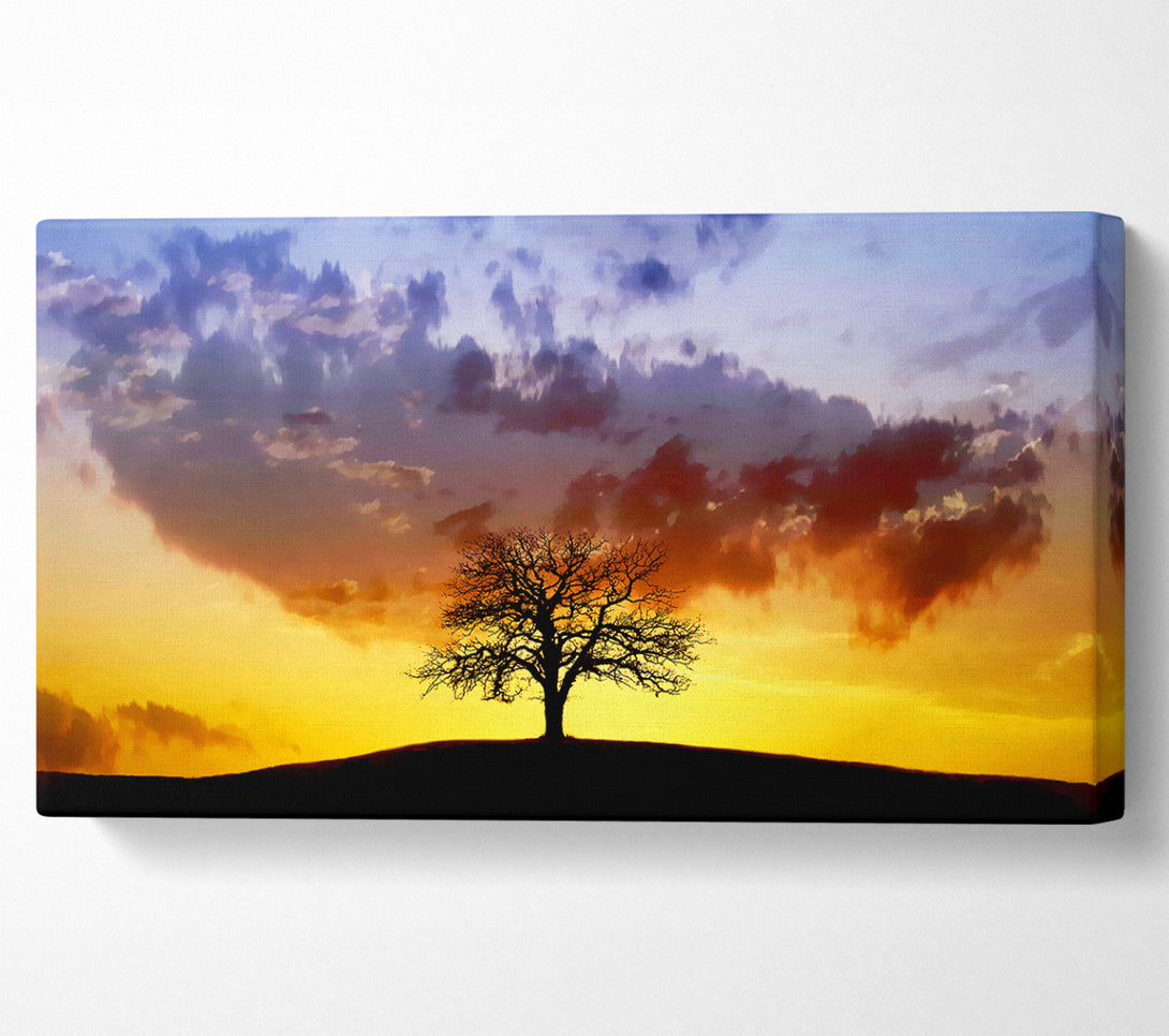  A Canvas Print of Tree In The Morning Light Canvas Print