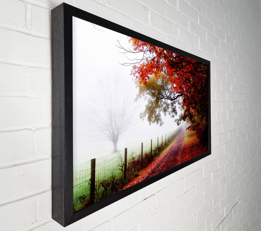  A Canvas Print of The Winter Path Canvas Wall Art