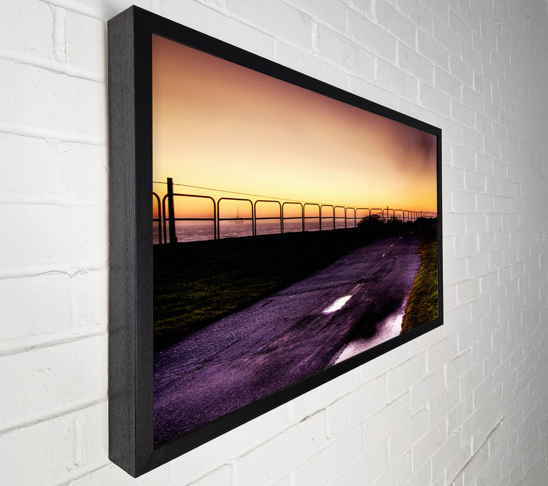  A Canvas Print of The Oceans Boardwalk Canvas Wall Art