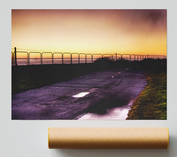 The Oceans Boardwalk Giclee Print