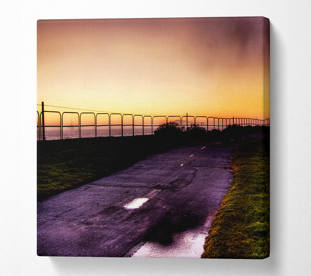  A Canvas Print of The Oceans Boardwalk Canvas Wall Art