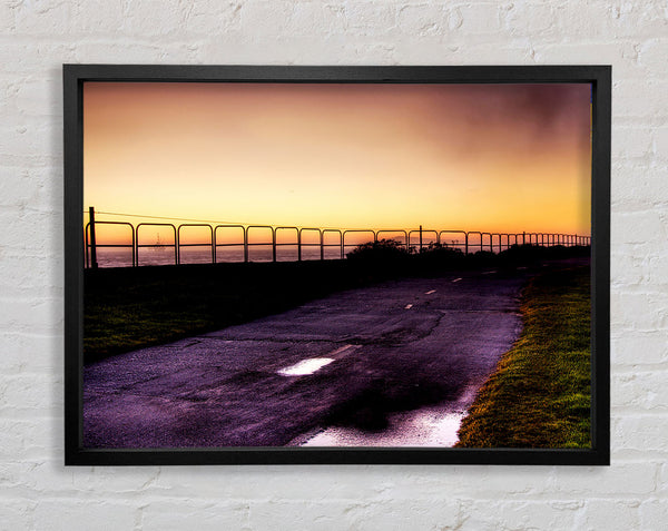 The Oceans Boardwalk Framed Print