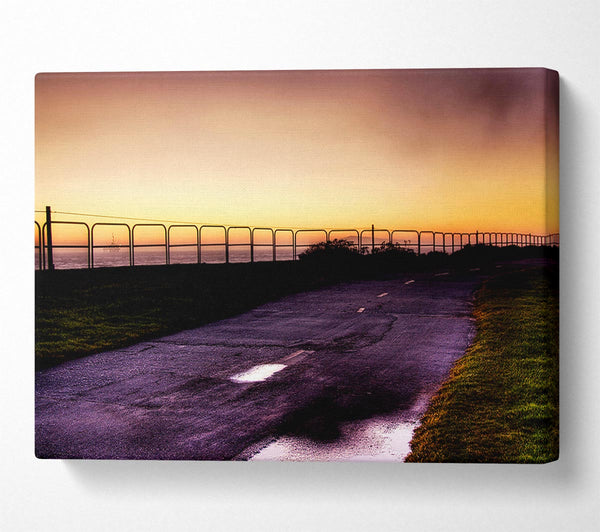  A Canvas Print of The Oceans Boardwalk Canvas Wall Art