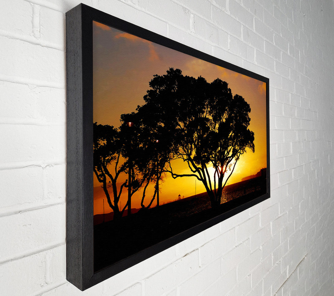  A Canvas Print of The Hidden Sun Canvas Print