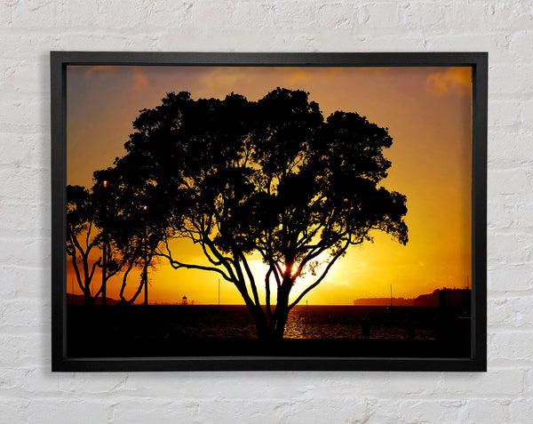 The Hidden Sun Framed Print