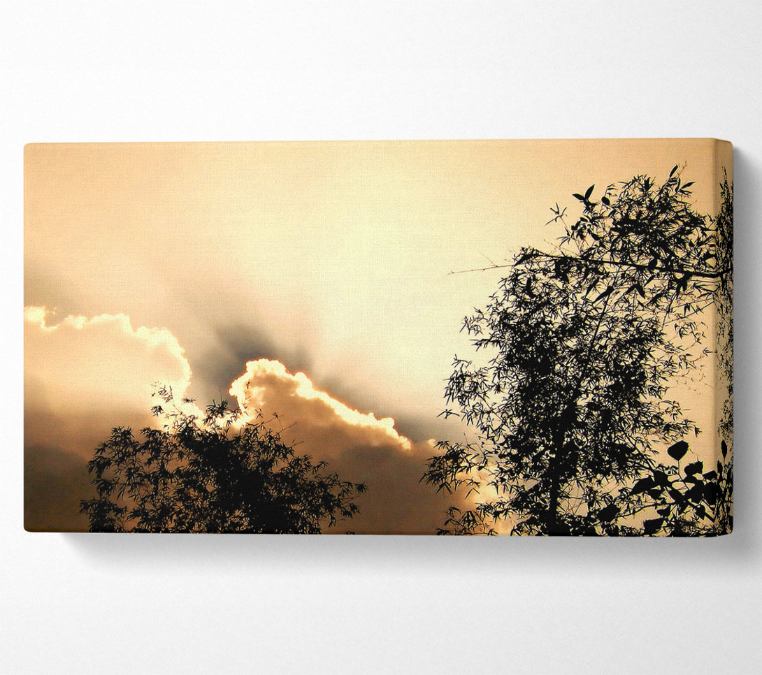  A Canvas Print of Heavens Sunrays Canvas Wall Art