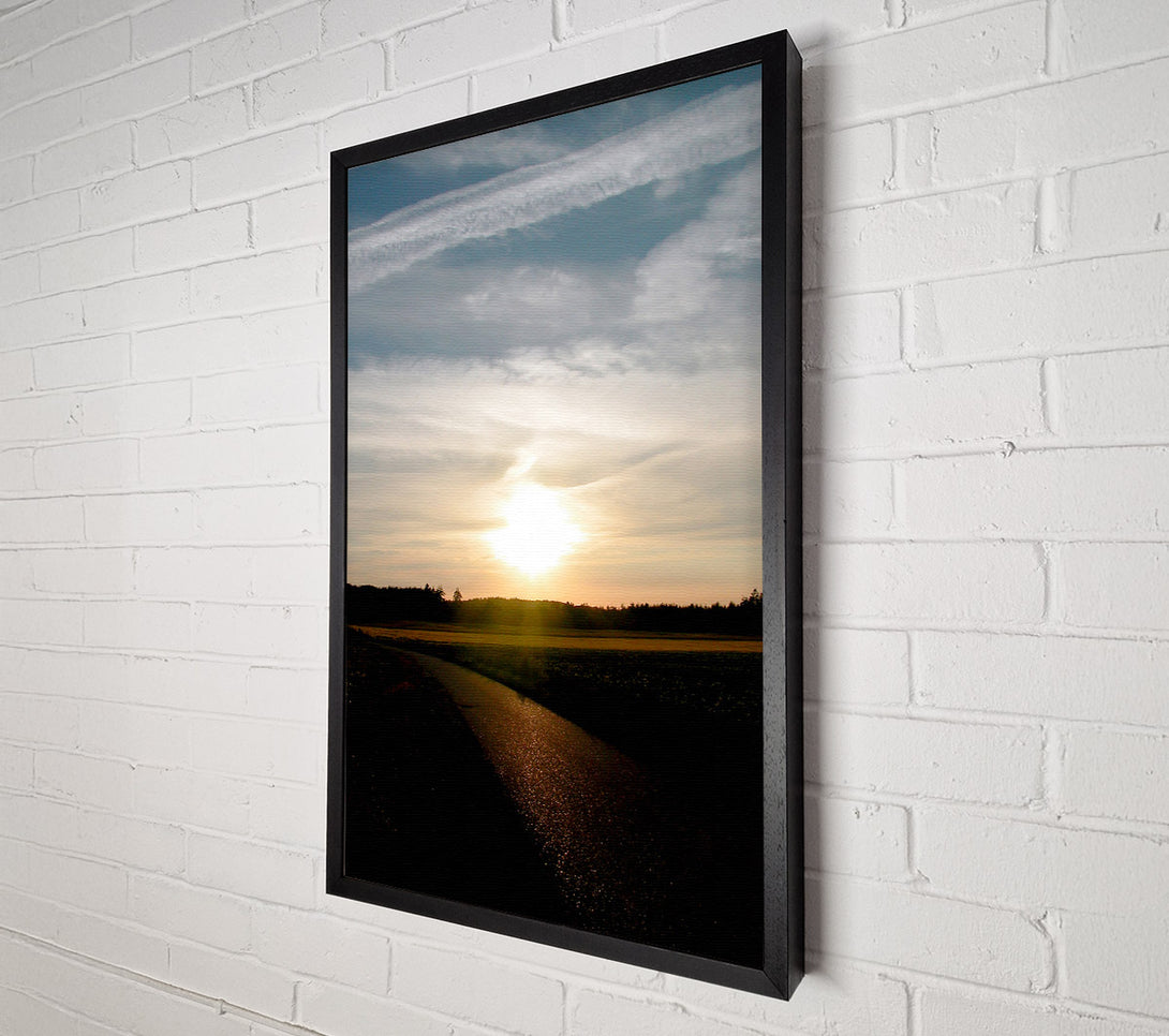 A Canvas Print of Road To The Sun Canvas Art