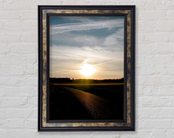 Road To The Sun Framed Print