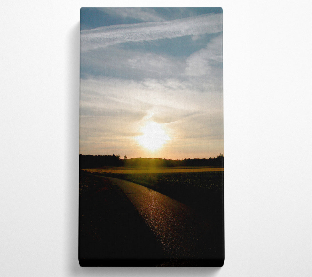  A Canvas Print of Road To The Sun Canvas Art