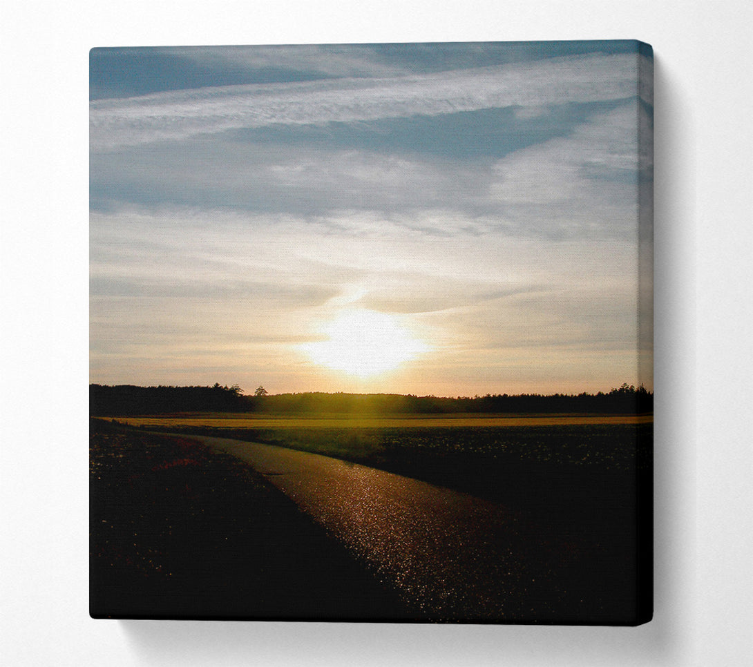  A Canvas Print of Road To The Sun Canvas Art
