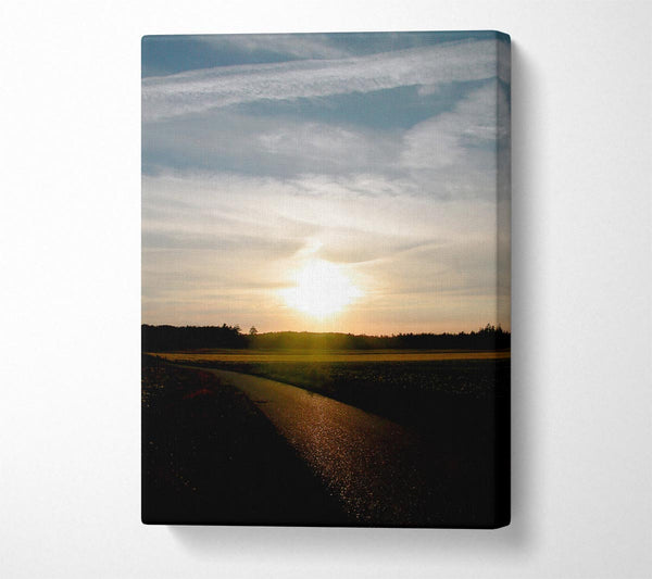  A Canvas Print of Road To The Sun Canvas Art