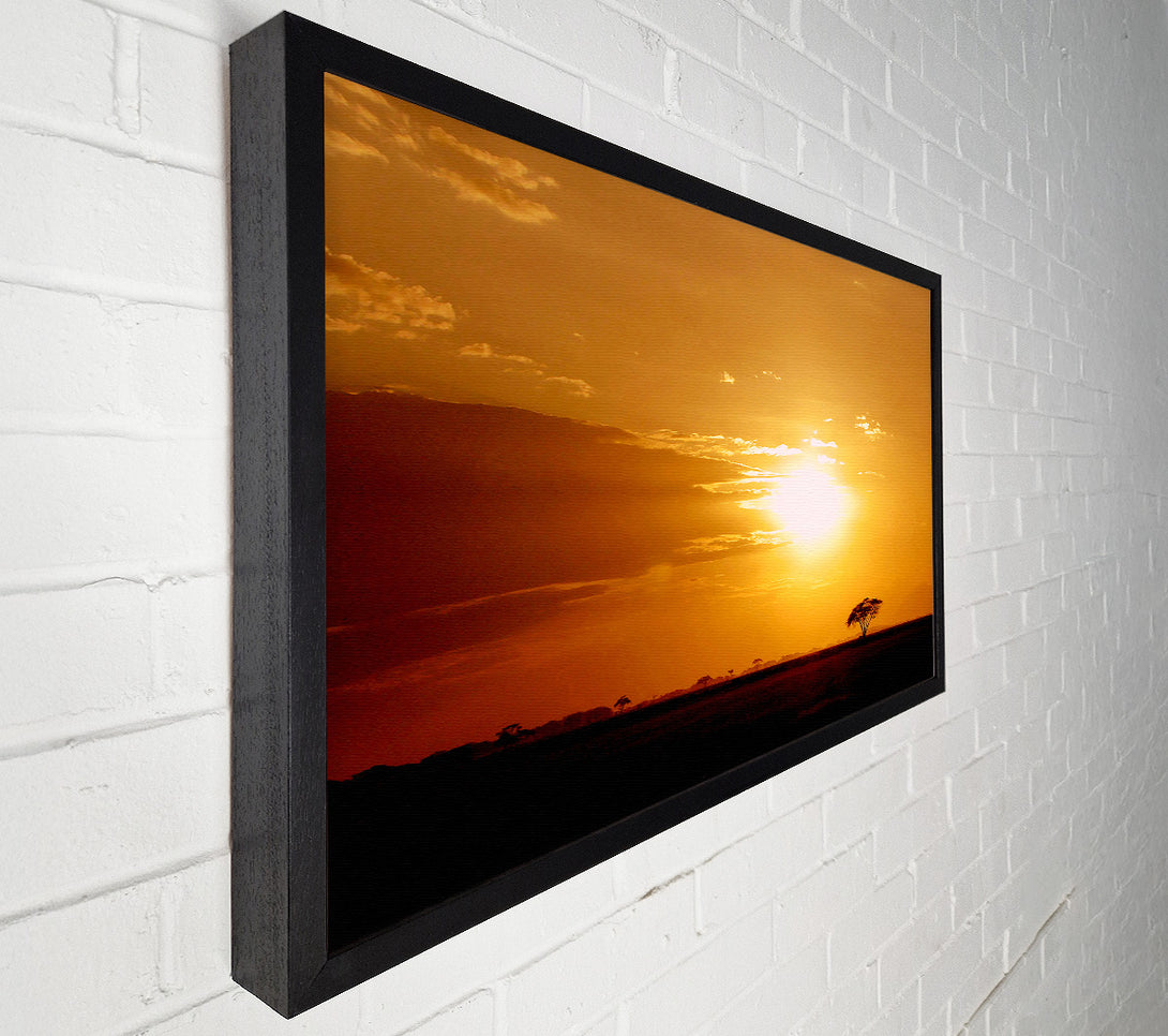 A Canvas Print of Golden Sunrise Canvas Wall Art
