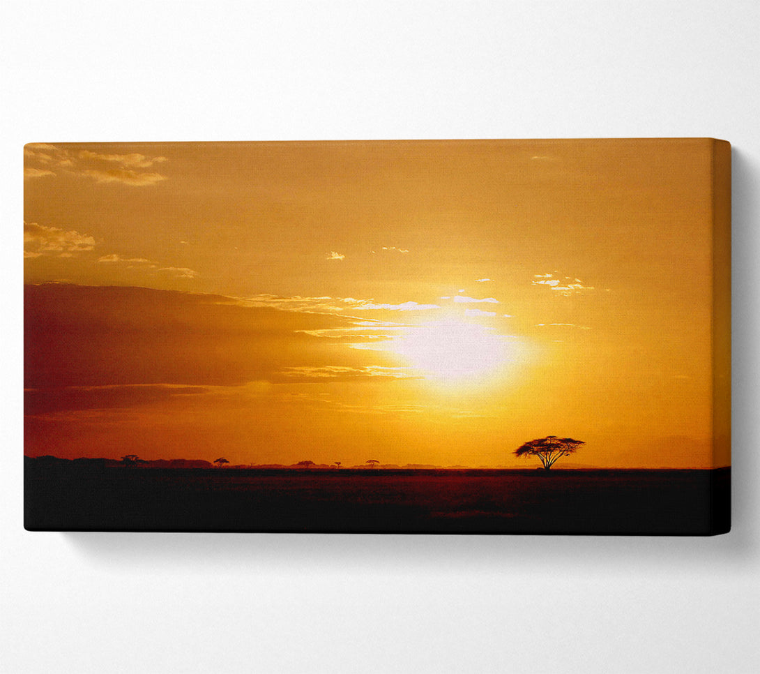  A Canvas Print of Golden Sunrise Canvas Wall Art