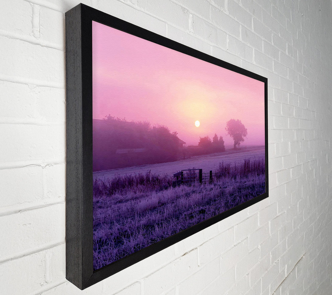  A Canvas Print of Surreal Winter Countryside Canvas Art