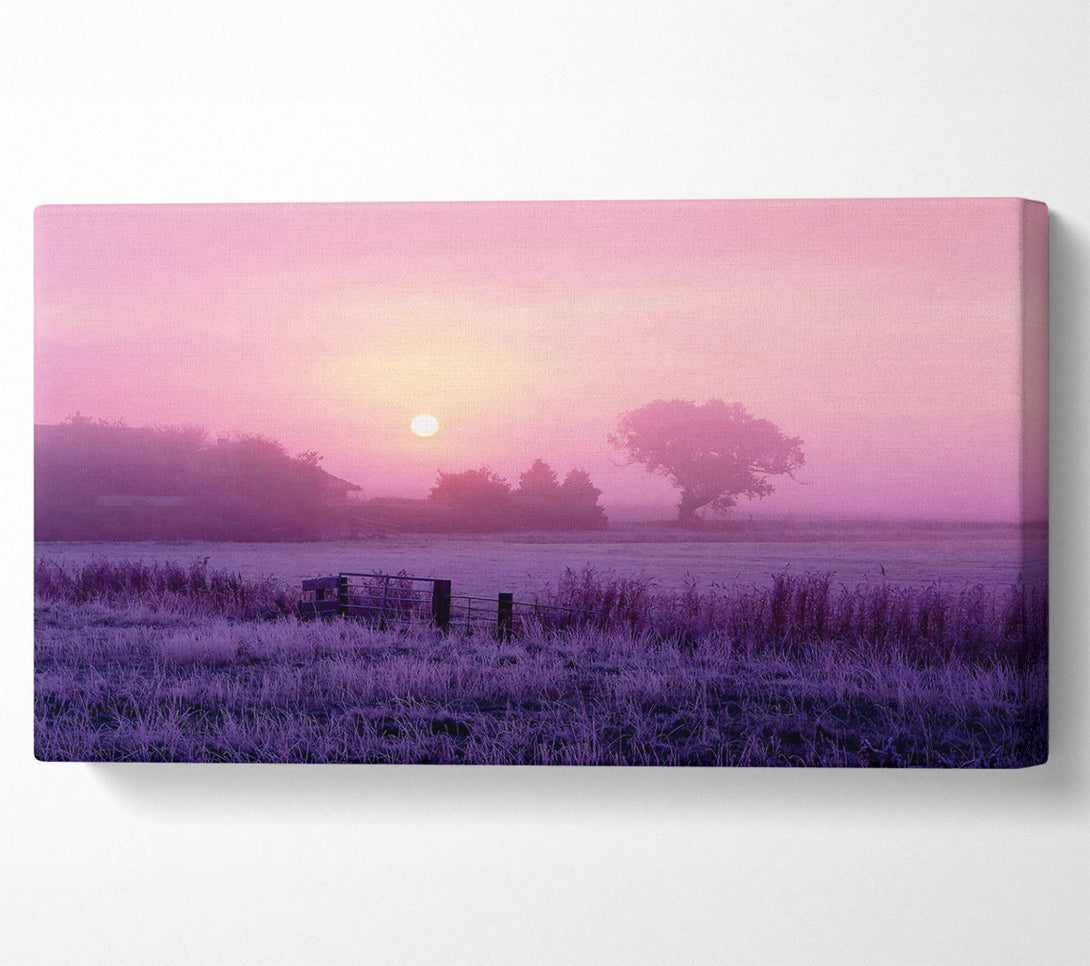  A Canvas Print of Surreal Winter Countryside Canvas Art