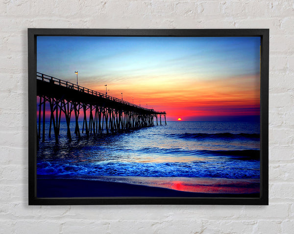 The Oceans Pier Framed Print