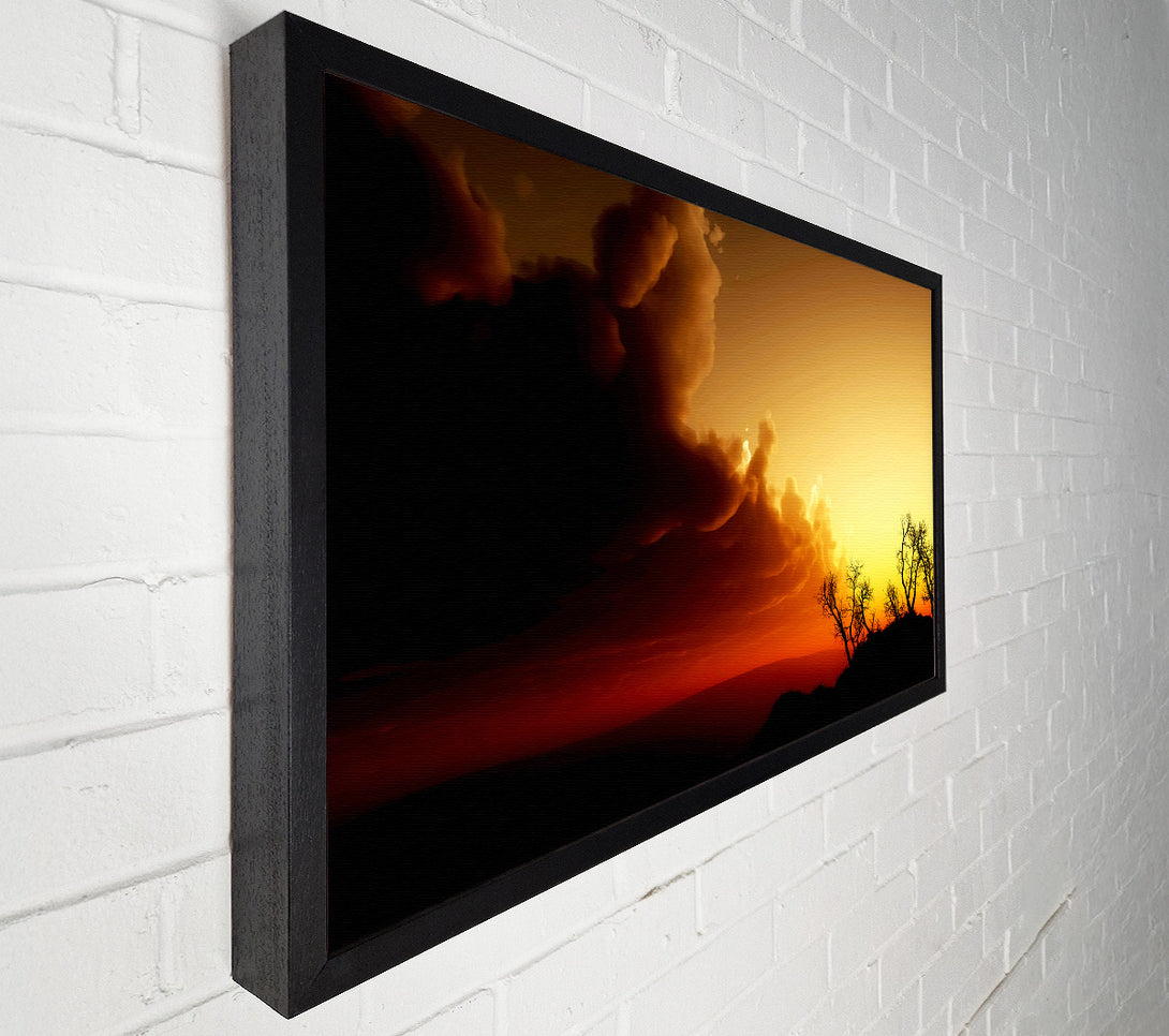  A Canvas Print of Stunning Sun Clouds Canvas Art
