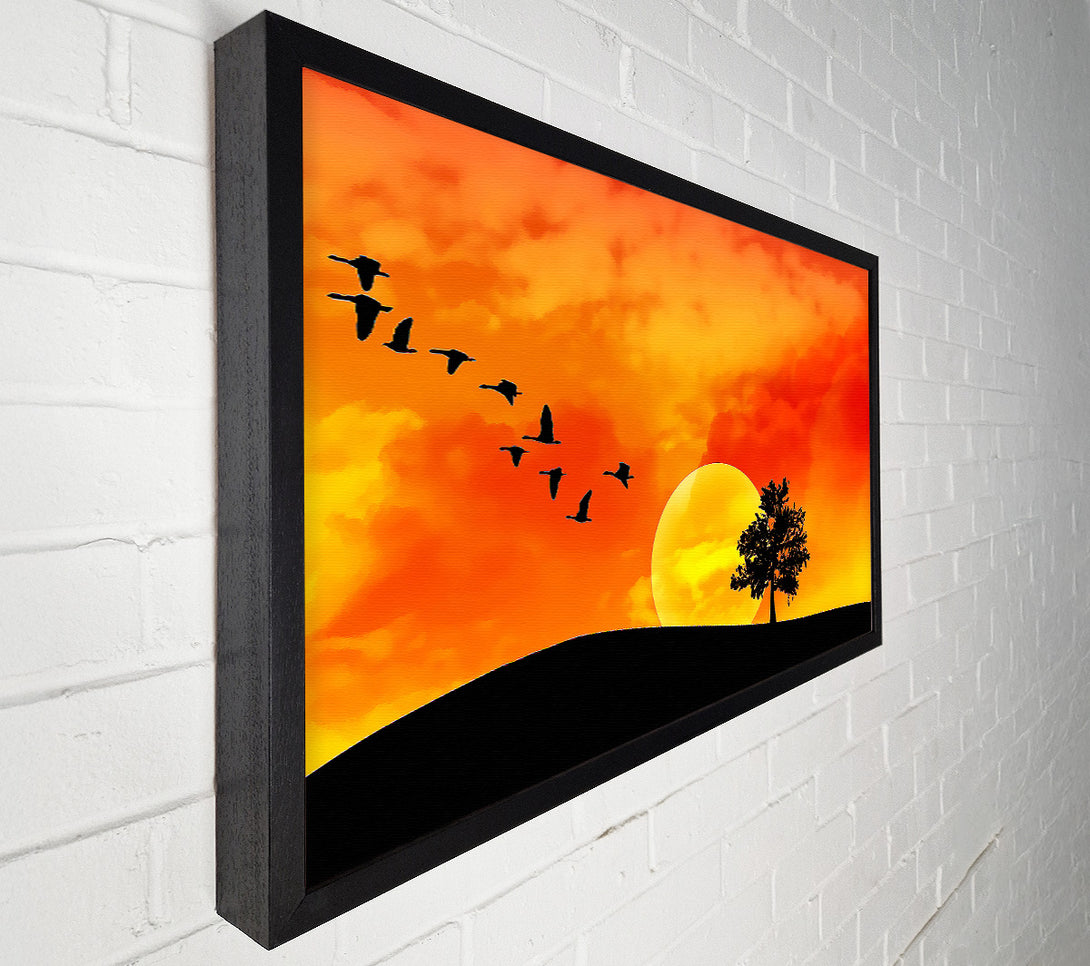  A Canvas Print of Migrate Canvas Wall Art
