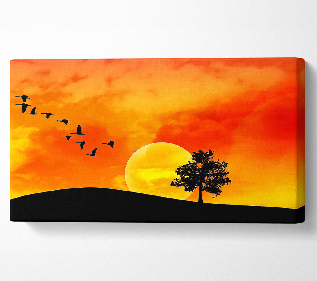  A Canvas Print of Migrate Canvas Wall Art