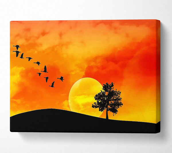  A Canvas Print of Migrate Canvas Wall Art