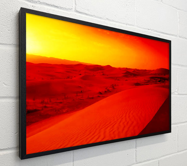 Stunning Orange Sun Blaze Ocean