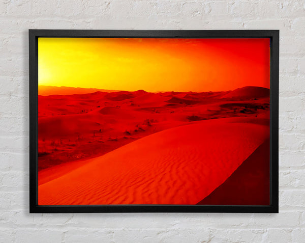 Atemberaubendes Orange Sun Blaze Ocean