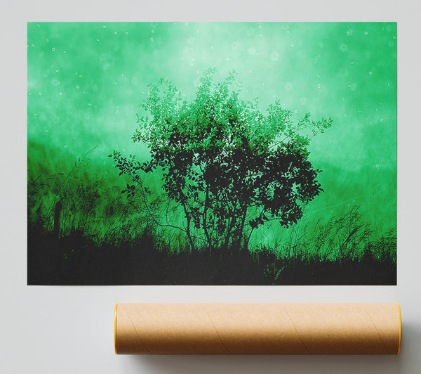 Emerald Tree Poster