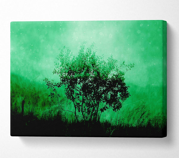  A Canvas Print of Emerald Tree Canvas Wall Art