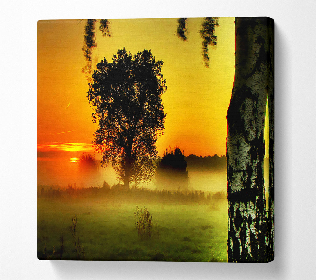  A Canvas Print of Surreal Ocean Mist Canvas Art