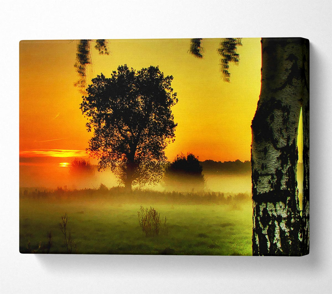  A Canvas Print of Surreal Ocean Mist Canvas Art