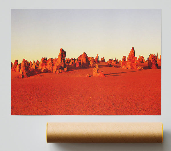 The Desert Rocks Poster