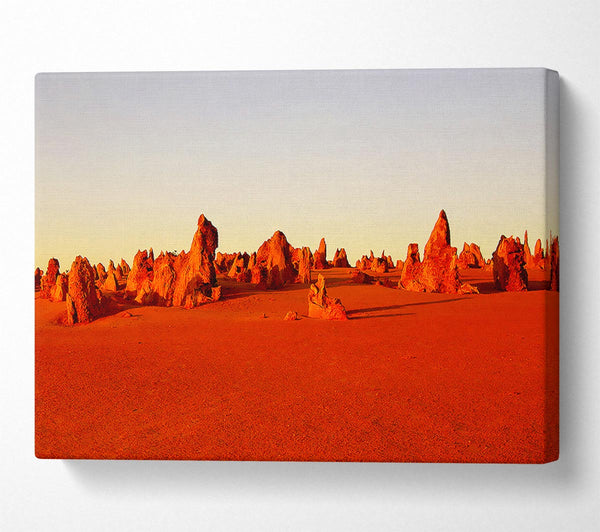  A Canvas Print of The Desert Rocks Canvas Wall Art